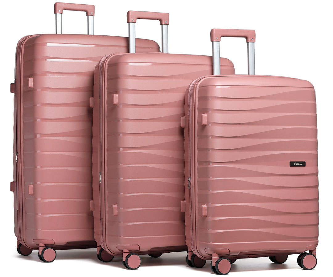 Camel Mountain® ABLE Set Of Three 20 Inch 24 Inch and 28 Inch luggage set