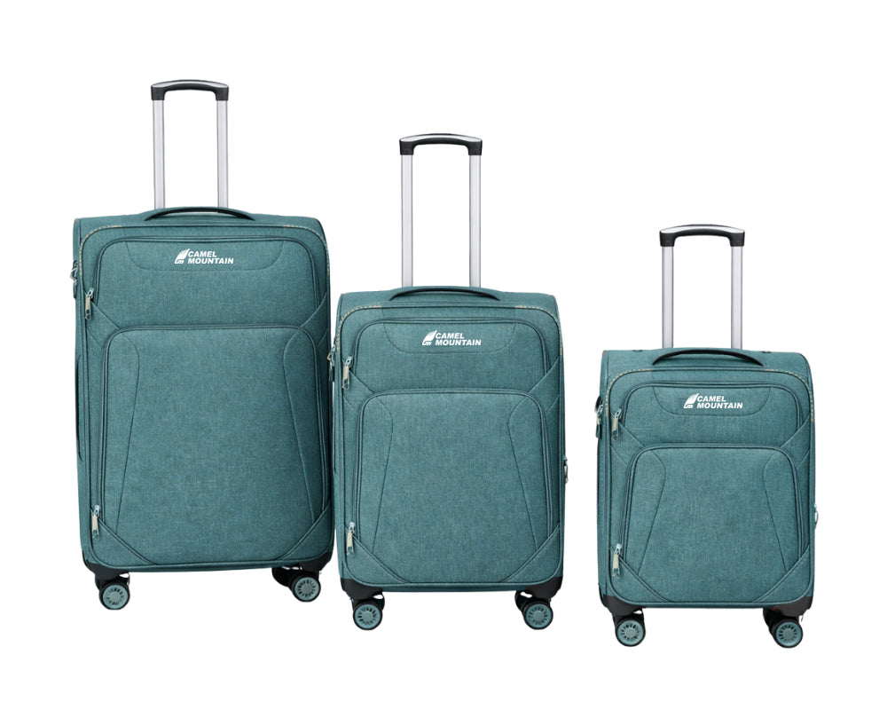 Camel Mountain® Cosmos DLX Set 3 (20", 24", 28") Suitcases – Total Travel Freedom with Perfect Size Control