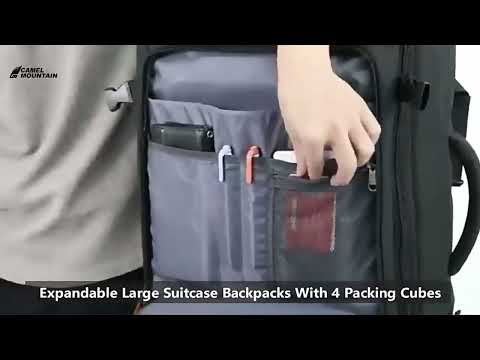 The Solenor™ Advanced Backpack by Camel Mountain – 40L, Fits Up To 17" Laptop