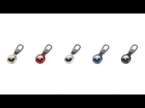 The Axynis™ Luxe Apple Airtag by Camel Mountain – Ultra Slim, Metal Keychain Case