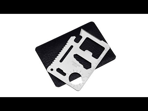 The Xenova™ Ultra Card Knife by Camel Mountain – 11-in-1 Stainless Steel Pocket Tool