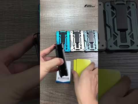 The Stromis™ Elite Wallet by Camel Mountain – RFID Secure Aluminum ID Card Holder