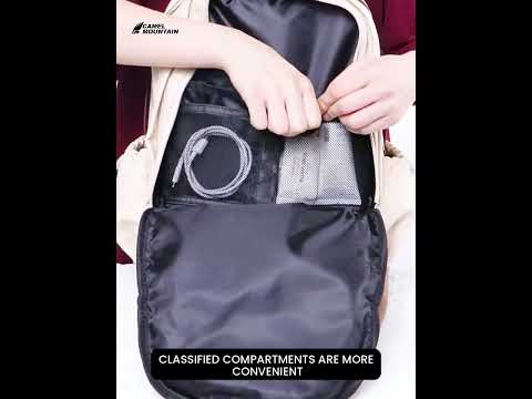 The Theron™ Luxe Backpack by Camel Mountain – 23L, Fits Up To 16" Laptop