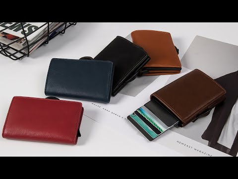 The Centric™ Superior Popup Wallet by Camel Mountain – RFID Blocking Slim Case