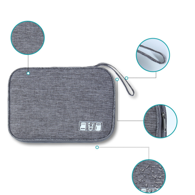 The Kelvion™ Elite Tech Organizer by Camel Mountain – 1L, Compact Digital Storage Case