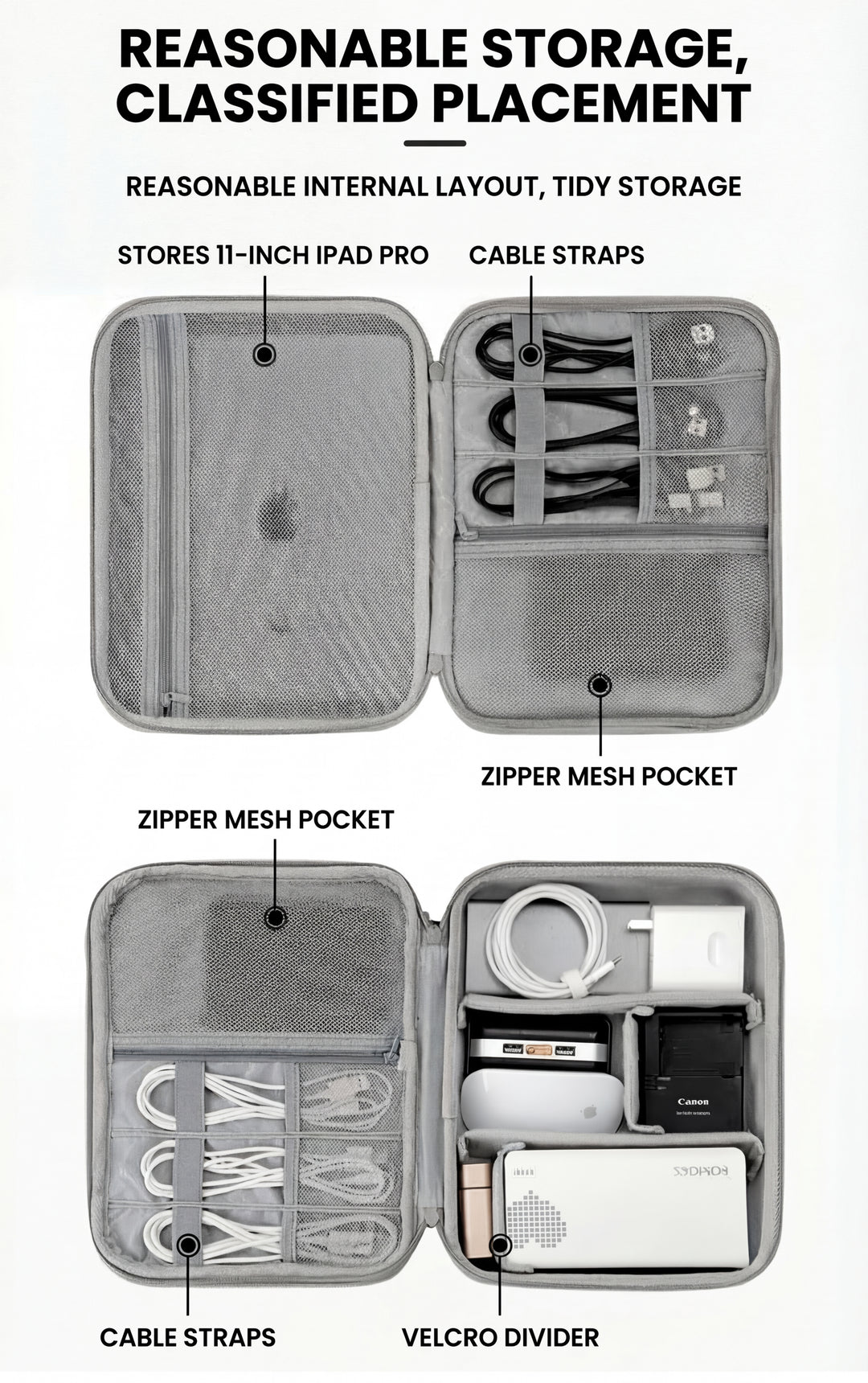 The Irvalen™ Max Bag by Camel Mountain – 4L, Fits Up to 11" Tablet
