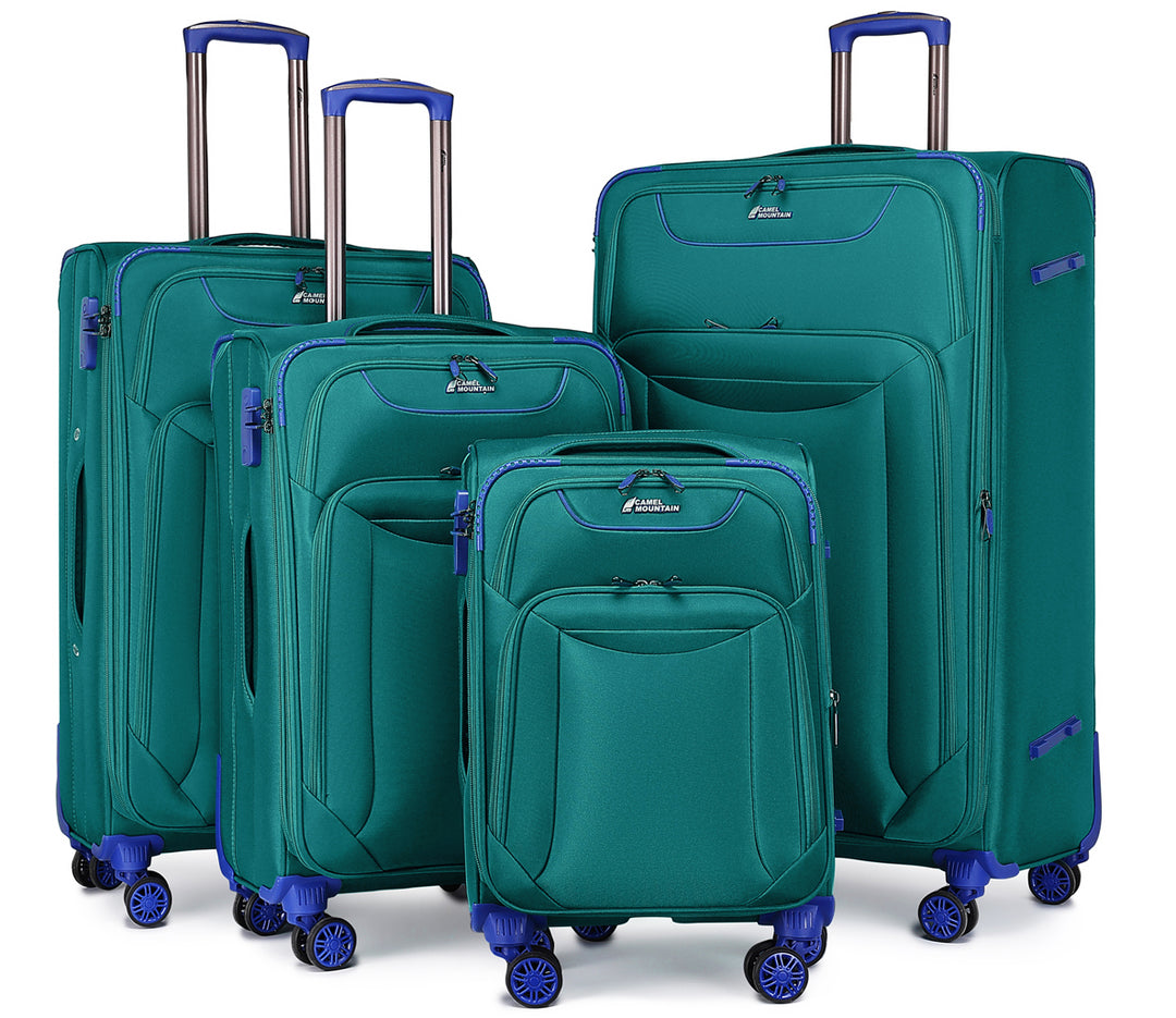 Camel Mountain® Titan Set of 4 – A Complete Set of Quality, Durability, and Capacity for Every Trip