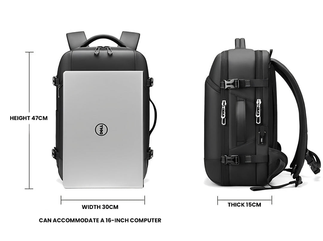 The Warrior™ Elite Backpack by Camel Mountain – 35L, Fits Up to 16" Laptop