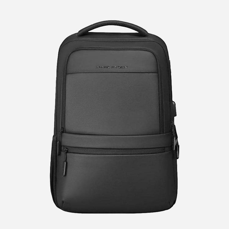 Black business travel backpack