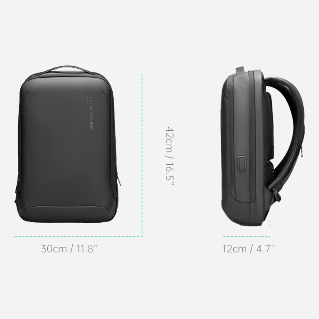 black travel backpack