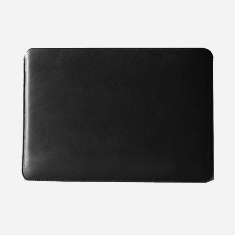Aspen black Leather Laptop Sleeve.
