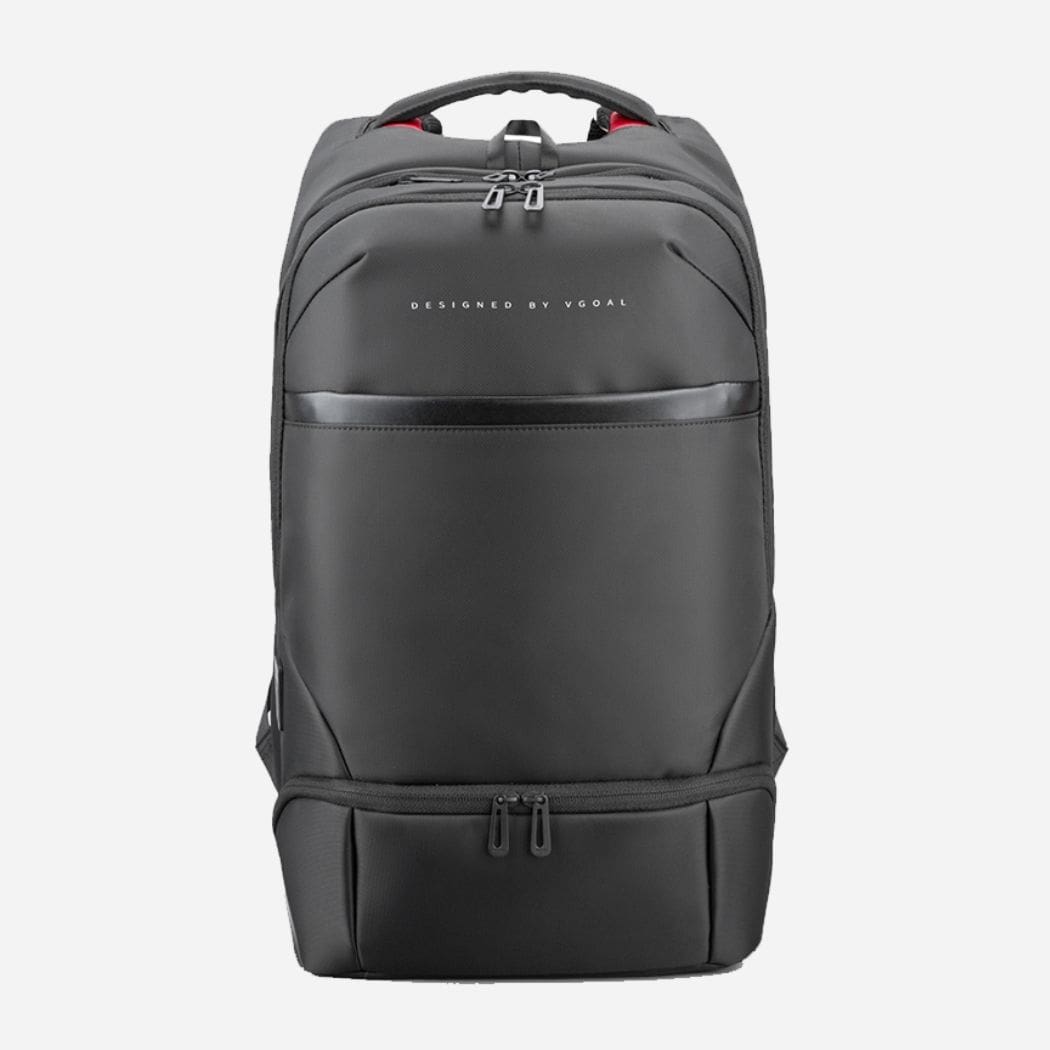 Black business travel backpack