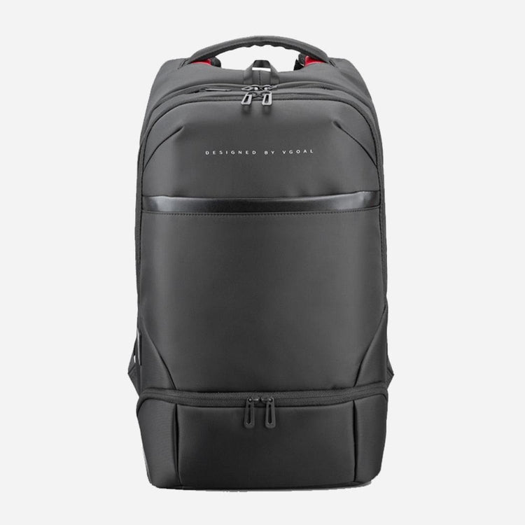 Black business travel backpack