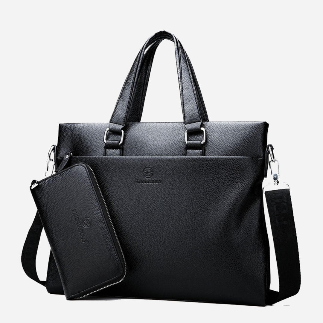 Annick leather shoulder bag