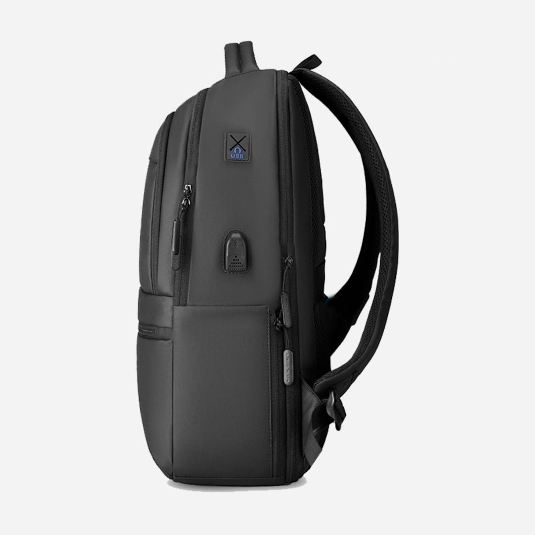 echo black business travel backpack