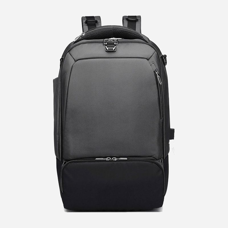 Grey business backpack