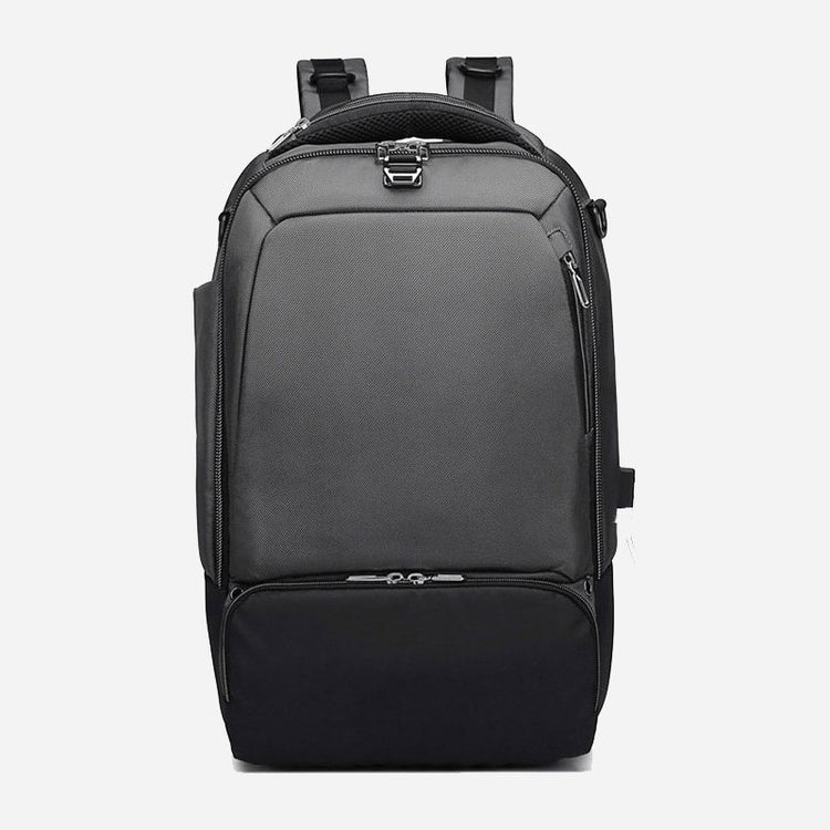Grey business backpack