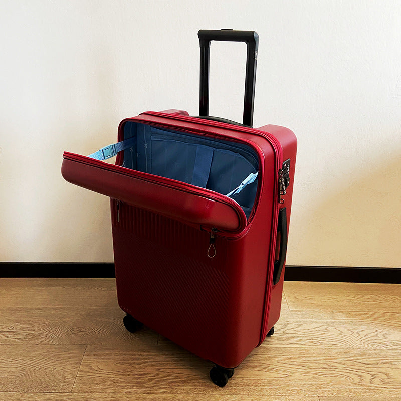 Optional Hard Suitcase* Camel Mountain® Crimson