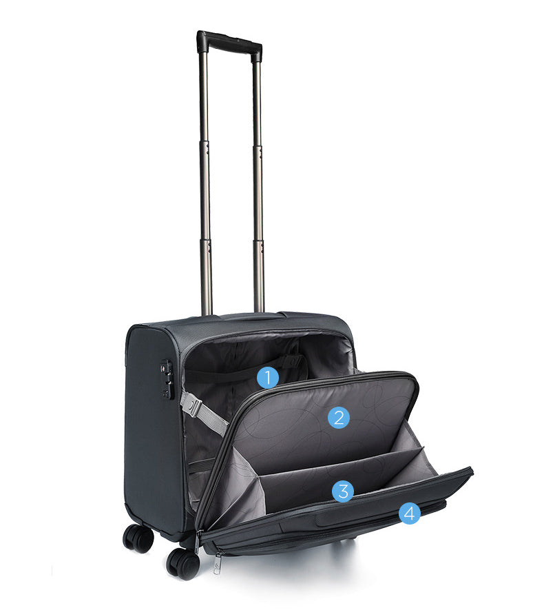 Optional Hard Suitcase* Camel Mountain® Emerald