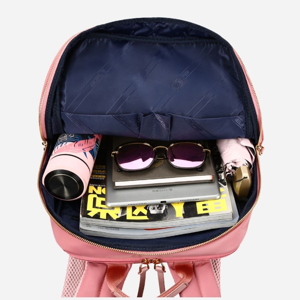 Spaciouslaptoppinkbackpack