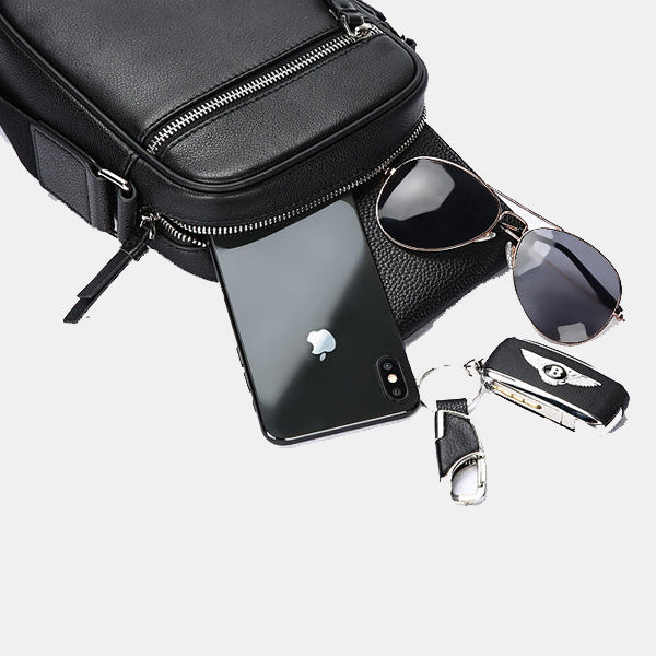 The Farris Leather Business Medium Sling Bag