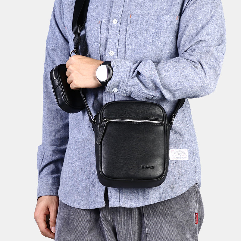 The Farris Leather Business Medium Sling Bag