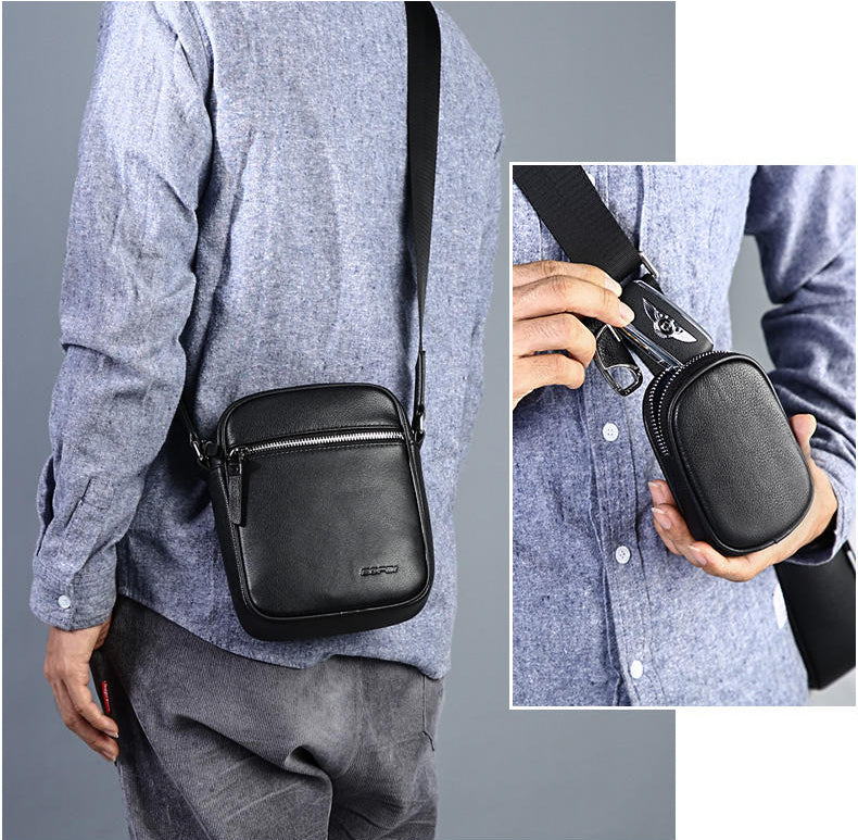 The Farris Leather Business Medium Sling Bag