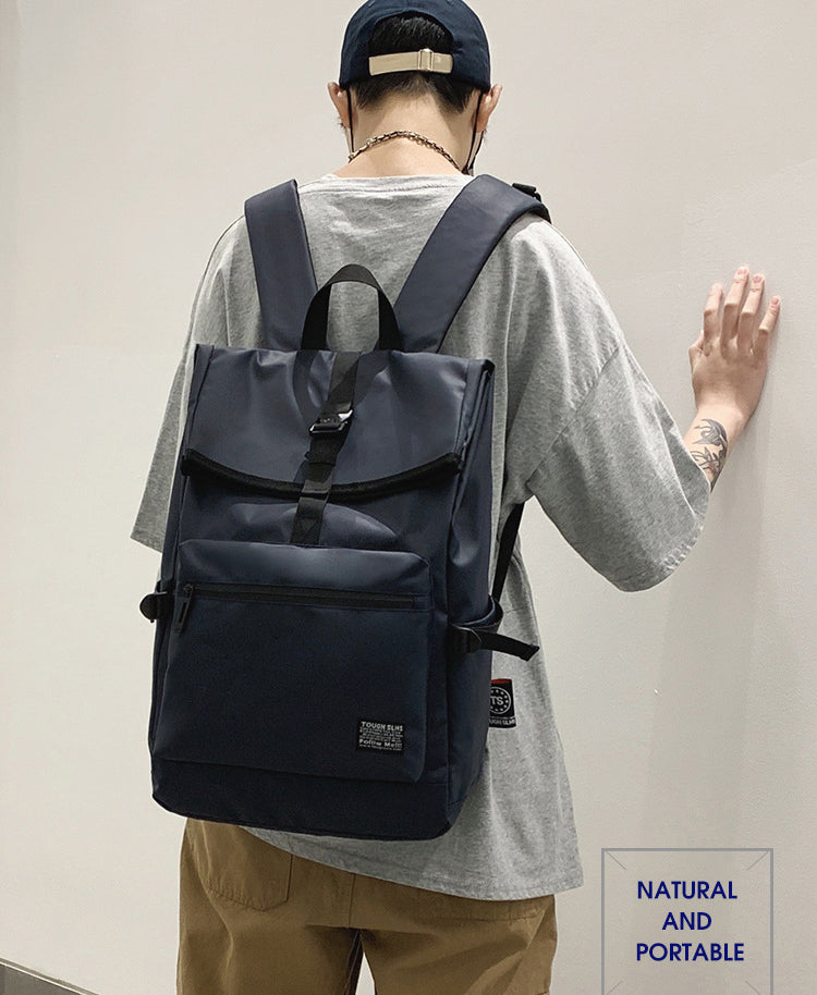 Versatile Unisex Rolltop Backpack For Students