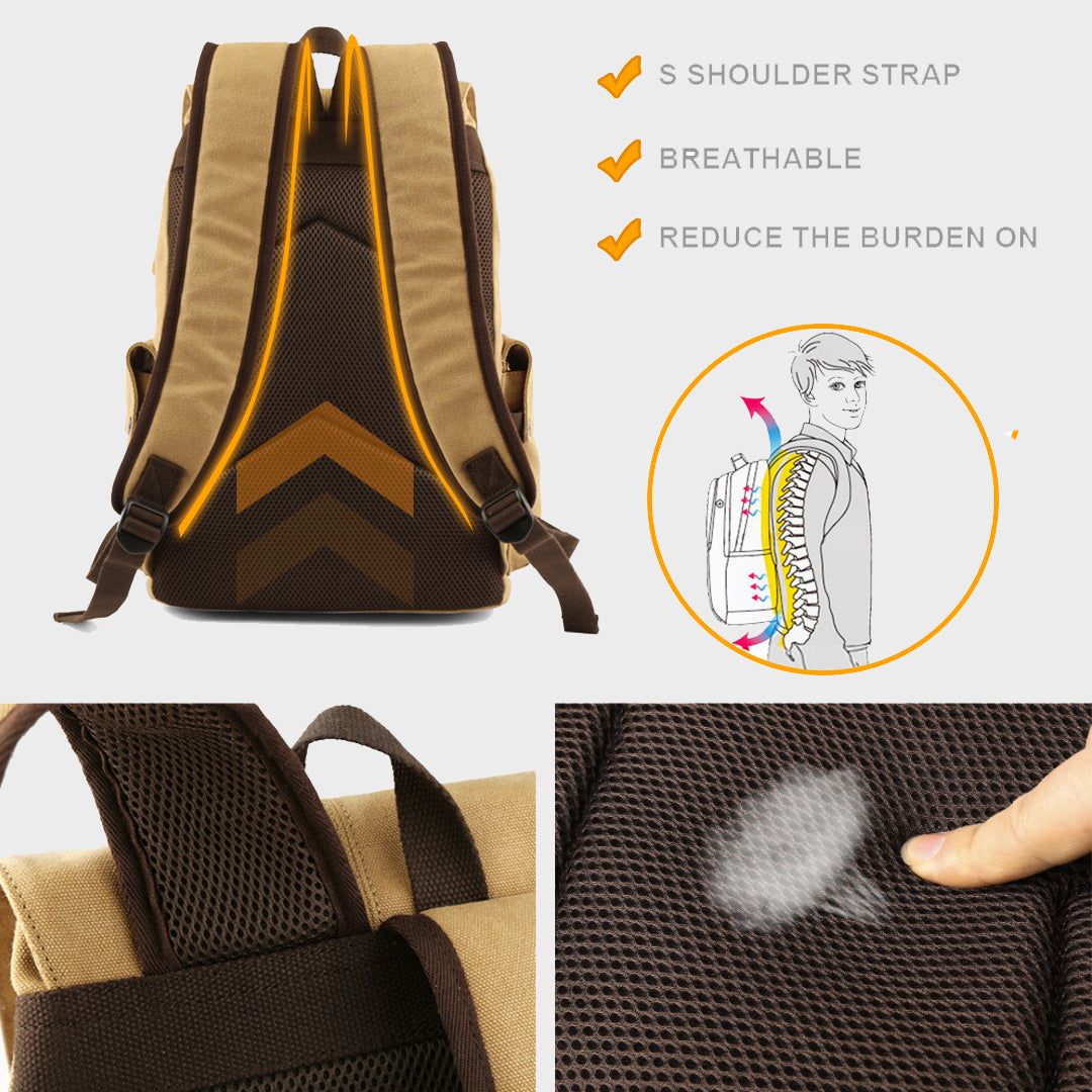 The Marvane™ Punctual Canvas Backpack