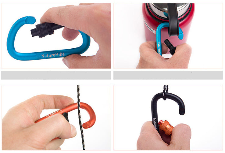 Outdoor Aluminium Buckle Key with Lock