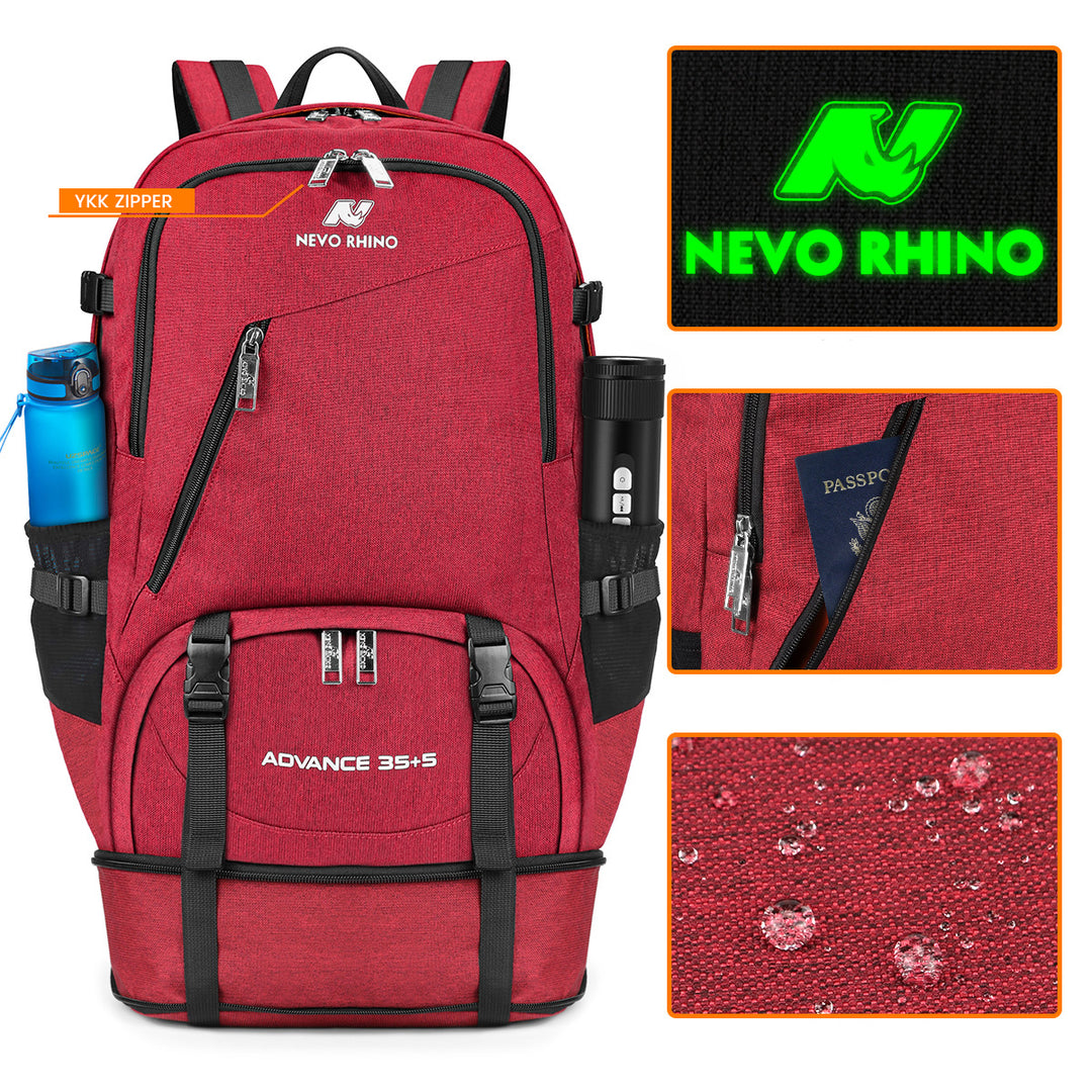 The Pionee Pro 40L Expandable Backpack