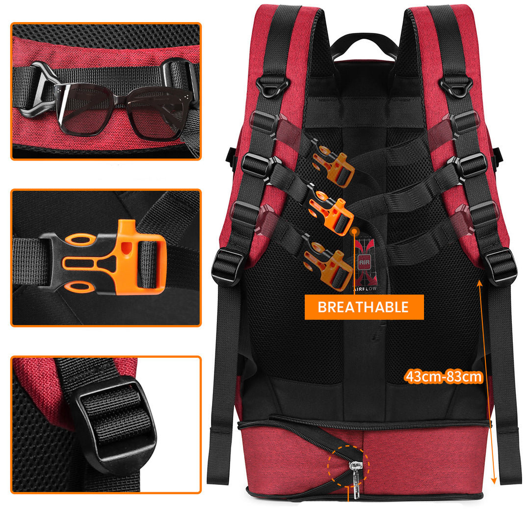 The Pionee Pro 40L Expandable Backpack