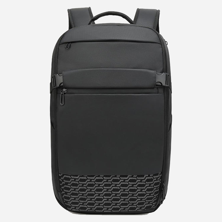 Black business travel backpack