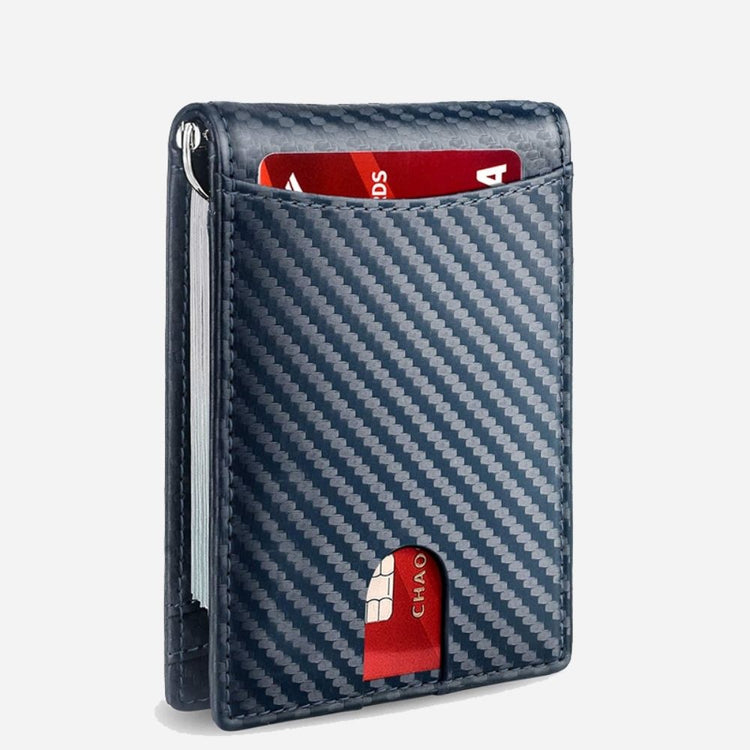 bluecarbonfibercardholderwallet