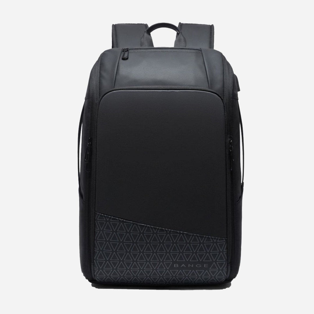 Black business travel backpack